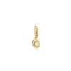 Pilgrim Charm Moon Pendant, Gold