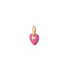 Pilgrim Charm Pink Heart Pendant, Gold