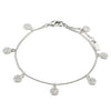 Pilgrim Chayenne Crystal Charm Bracelet, Silver