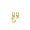 Pilgrim Cloud Earrings, Gold