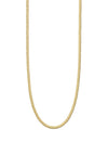 Pilgrim Dominique Square Snake Chain Necklace, Gold