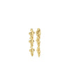 Pilgrim Echo Floral Drop Earrings, Gold