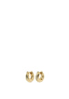 Pilgrim Edea Curvy Huggie Hoops, Gold