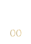 Pilgrim Ebna Maxi Crystal Hoops, Gold