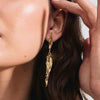 Pilgrim Feel Drop Earrings, Gold