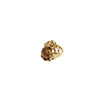 Pilgrim Flow Tiger Eye Statement Adjustable Ring, Gold