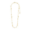 Pilgrim Focus Pearl Boho Necklace, Gold