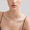 Pilgrim Focus Pearl Boho Necklace, Gold