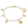 Pilgrim Intent Pearl Bracelet, Gold