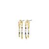 Pilgrim Niya Beaded Earrings, Gold Multi