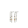 Pilgrim Niya Beaded Earrings, Silver Multi