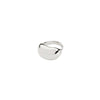 Pilgrim Pace Adjustable Chunky Ring, Silver