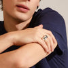 Pilgrim Pace Adjustable Chunky Ring, Silver