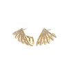 Pilgrim Priscilla CZ Geo Earrings, Gold