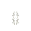 Pilgrim Pulse Drop Earrings, Silver