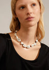 Pilgrim Rhythm Pearl Necklace, Gold