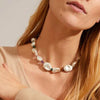 Pilgrim Rhythm Pearl Necklace, Silver