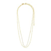 Pilgrim Rowan Set of 2 Layering Necklaces, Gold