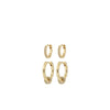 Pilgrim Scottie Set of 2 Earrings, Gold