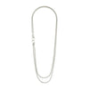 Pilgrim Solidarity Recycled Snake Chain Necklace, Silver