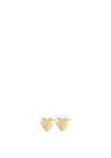 Pilgrim Sophia Heart Earrings, Gold