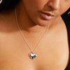 Pilgrim Sophia Heart Pendant Necklace, Silver