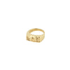 Pilgrim Star Adjustable Ring, Gold