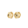 Pilgrim Stay Wide Statement Hoops, Gold