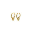 Pilgrim Sun Hoop Earrings, Gold