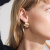 Pilgrim Talulla Wide Chunky Hoops, Gold