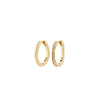 Pilgrim True CZ Wave Hoops, Gold