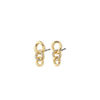 Pilgrim Wrenley Cable Chain Earrings, Gold