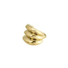 Pilgrim Reflect Recycled Statement Ring, Gold