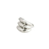 Pilgrim Reflect Recycled Statement Ring, Silver