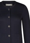 Rabe Button up Textured Cardigan, Navy