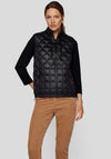 Rabe Quilted Sleeveless Gilet, Black