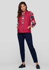 Rabe Stitch Detail Lightweight Gilet, Fuchsia