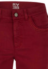 Rabe Sunny Slim Leg Trousers, Deep Red