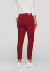 Rabe Sunny Slim Leg Trousers, Deep Red