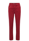 Rabe Sunny Slim Leg Trousers, Deep Red