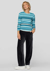 Rabe Striped Knit Sweater, Blue