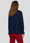 Rabe Open Fine Knit Short Cardigan, Navy