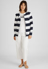 Rabe Jacket & T-Shirt Twinset, White & Navy