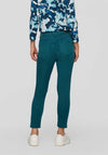 Rabe Sunny Soft Touch Skinny Trousers, Teal Blue