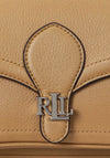 Ralph Lauren Bradley Pebbled Small Shoulder Bag, Camel