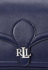 Ralph Lauren Bradley Pebbled Small Shoulder Bag, Navy