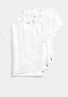 Ralph Lauren Classic Cotton Crew Neck 3 Pack T-Shirts, White