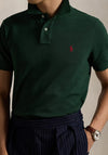 Ralph Lauren Classic Mesh Polo Shirt, Forest Green Heather