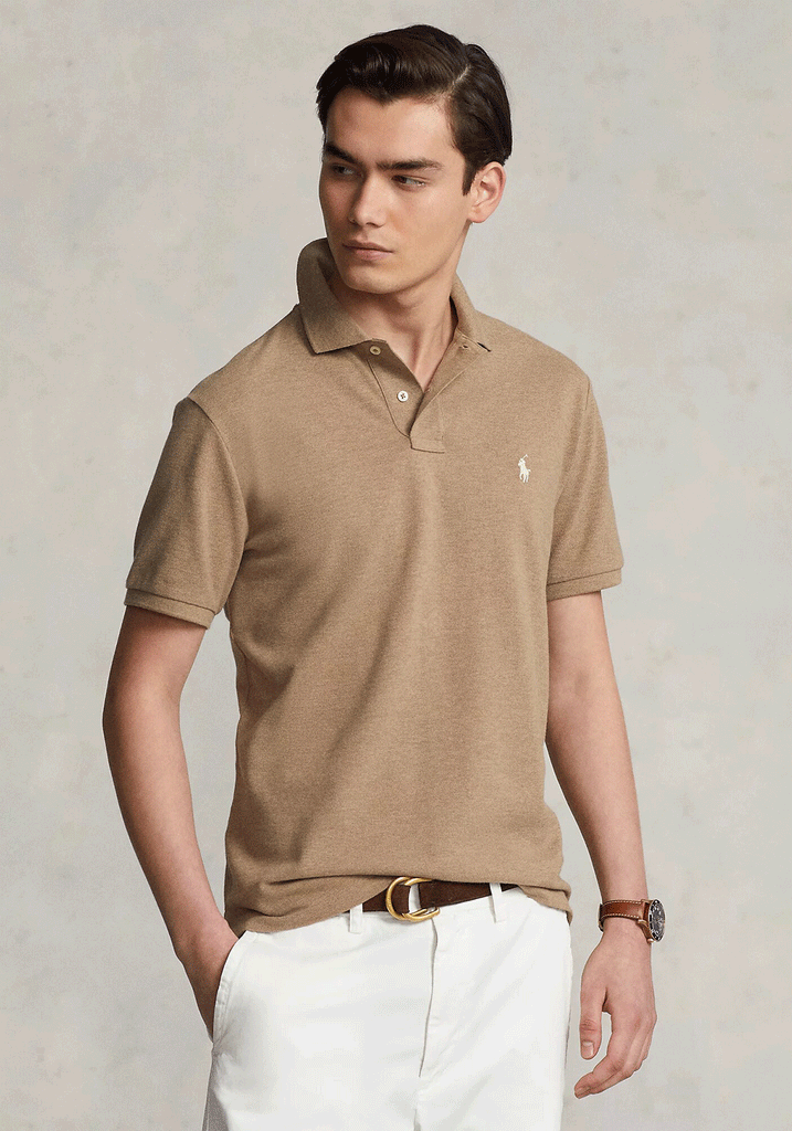 Mesh polo clearance shirt