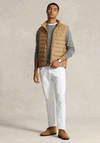 Ralph Lauren Packable Water-Repellent Gilet, Desert Khaki